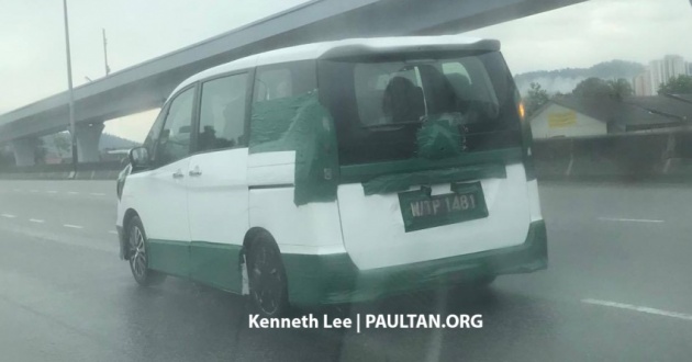SPYSHOT: Nissan Serena 2018 sedang diuji di M’sia