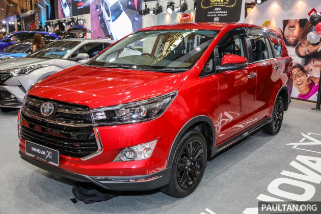 Toyota Innova 2.0X kini varian tertinggi –  kit badan baharu, lampu LED, tempat duduk kapten, RM132,800