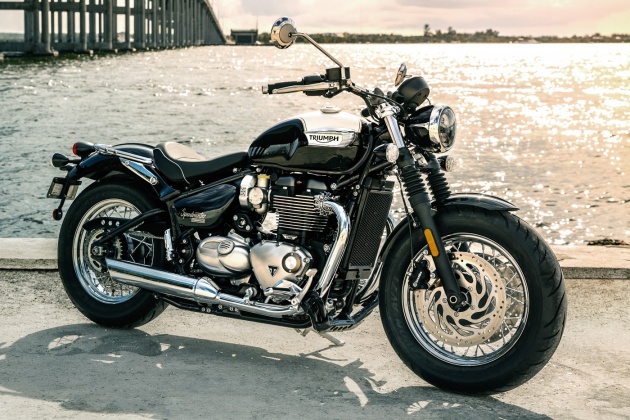 Triumph Speedmaster 2017 – dipacu enjin 1,200 cc 77 PS dan 106 Nm, kedudukan lebih santai, praktikal