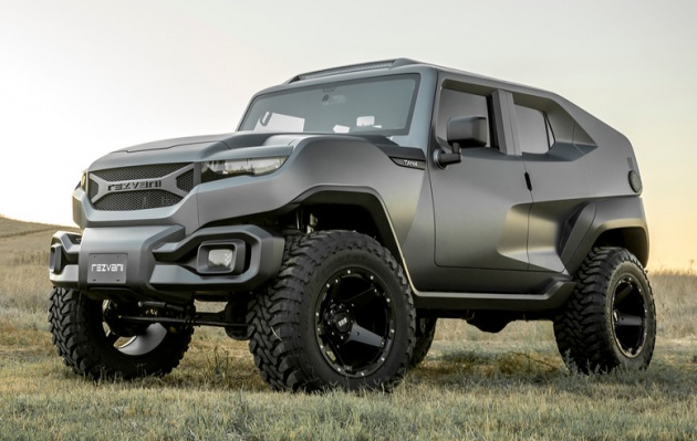Rezvani Tank kereta perisai guna enjin 6.4L V8 500 hp