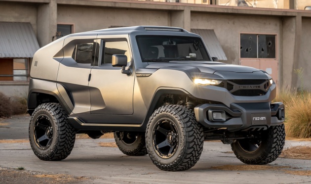 Rezvani Tank tactical urban vehicle – ballistic armour, night vision, 6.4 litre V8, 500 hp, on-demand 4X4