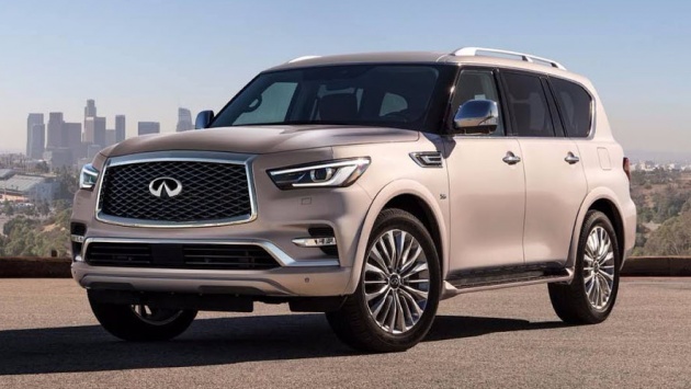 Infiniti QX80 facelift – set gambar awal sudah tersebar