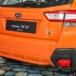 2018 Subaru XV launched in Malaysia – two variants, 2.0i and 2.0i-P, priced from RM119k to RM126k