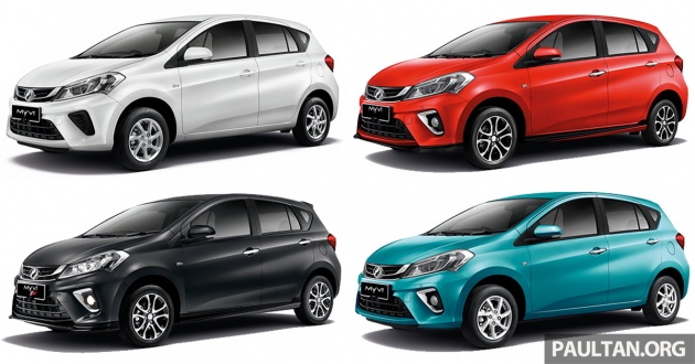 Perodua Myvi 2018 – perbandingan spesifikasi penuh
