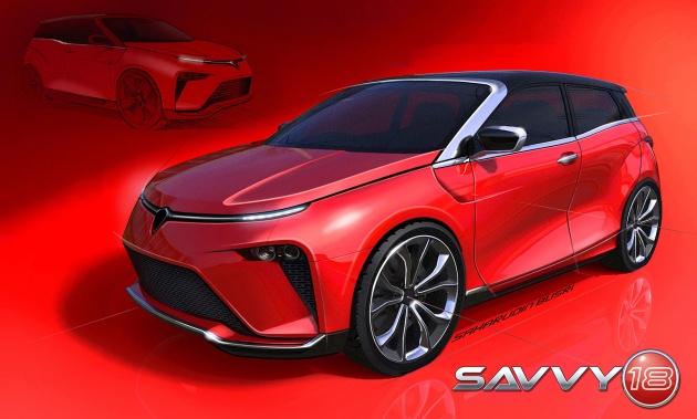 Proton Savvy 18 – rekaan konsep lanjutan pereka asal