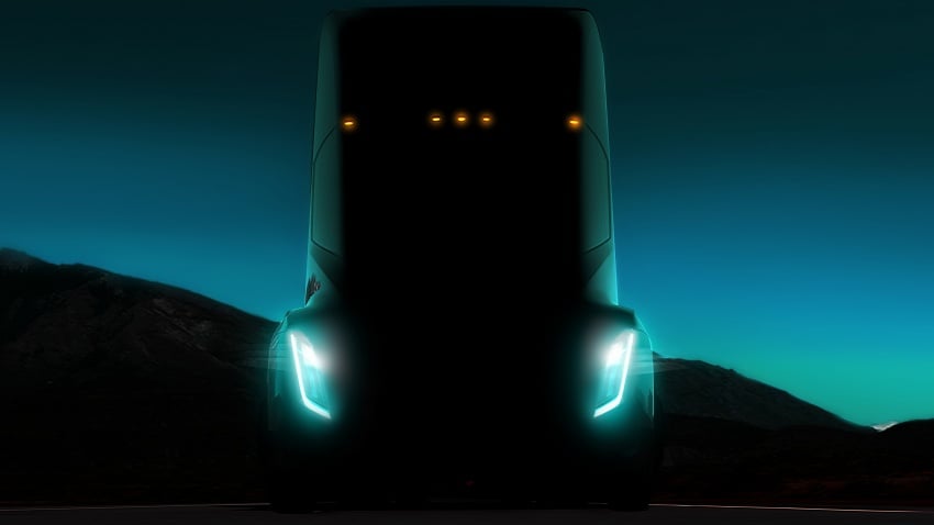 Tesla Semi – futuristic truck with Enhanced Autopilot; 0-97 km/h sprint in 20 seconds with 36-tonne load 740163