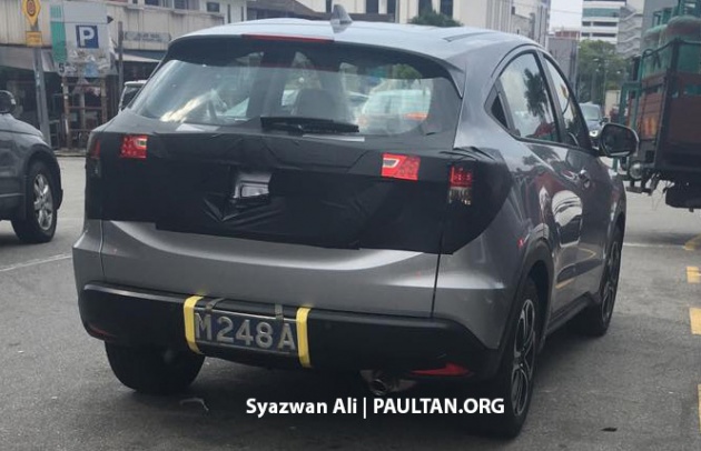 SPYSHOTS: 2018 Honda HR-V facelift seen in Malaysia