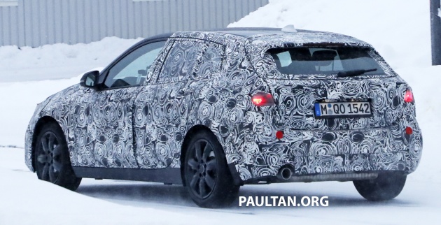 SPYSHOTS: BMW 1 Series goes testing out in the cold