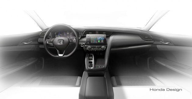 Honda Insight Prototype revealed – production hybrid sedan launching in 2018, positioned above Civic