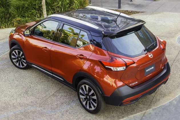 Nissan Kicks B-segment crossover makes US debut