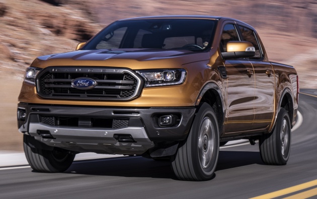 2019 Ford Ranger revealed for the United States – 2.3 litre EcoBoost, 10-speed automatic, standard AEB