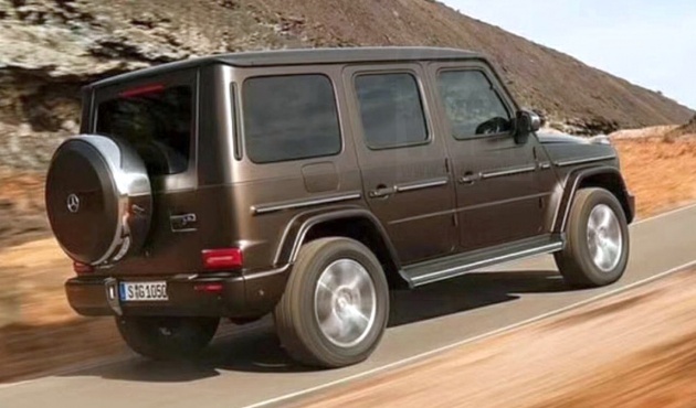2019 Mercedes-Benz G-Class – exterior images leaked
