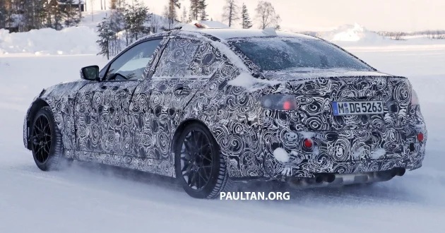 SPYSHOTS: G80 BMW M3 spotted testing in the cold