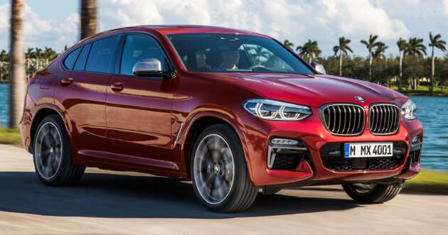 G02 BMW X4 unveiled with M40i and M40d variants