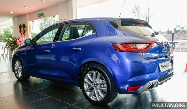 Renault Megane GT kini rasmi di pasaran M’sia – 1.6L turbo, 205 PS/280 Nm, EDC tujuh-kelajuan, RM228k