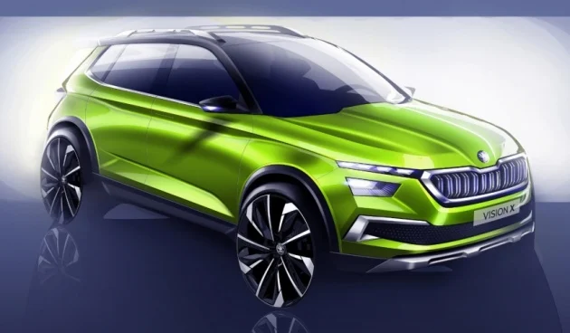Skoda Vision X – rekaan konsep SUV urban kompak