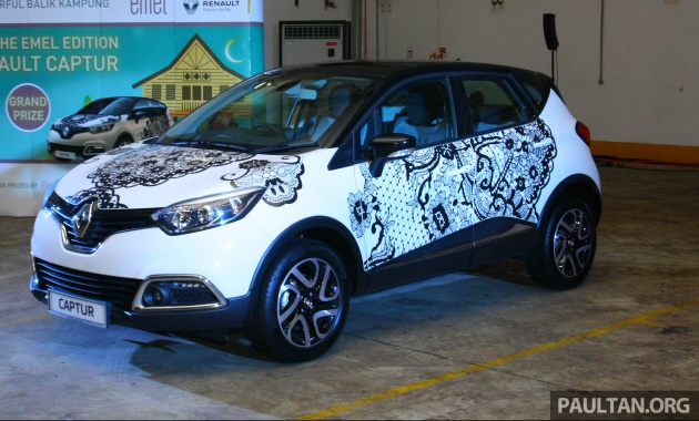 Renault Captur EMEL Edition ditampilkan motif renda