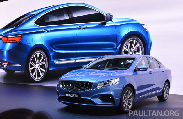Beijing 2018: Geely Borui GE hybrid variants unveiled – PHEV and MHEV D-segment sedans, 1.5T 7DCT