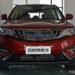 GALLERY: 2018 Geely Boyue 1.8L TGDi facelift detailed – basis for the first Proton SUV due in Q4