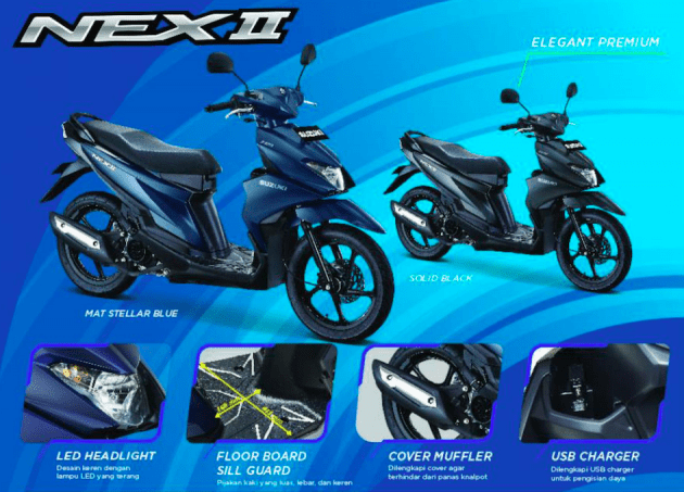 Suzuki NEX II diperkenal di Indonesia – dari RM3,913