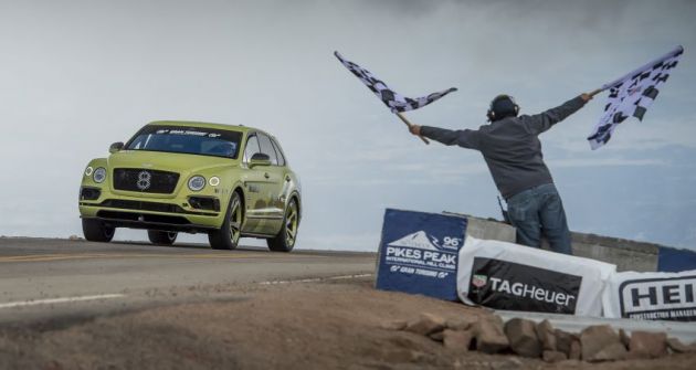 Bentley Bentayga catat rekod baru untuk SUV di Pikes Peak – versi istimewa akan ditawarkan kepada pasaran