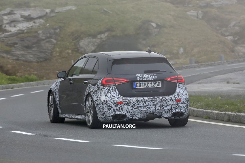 SPIED: New Mercedes-AMG A45 is really aggressive 828811
