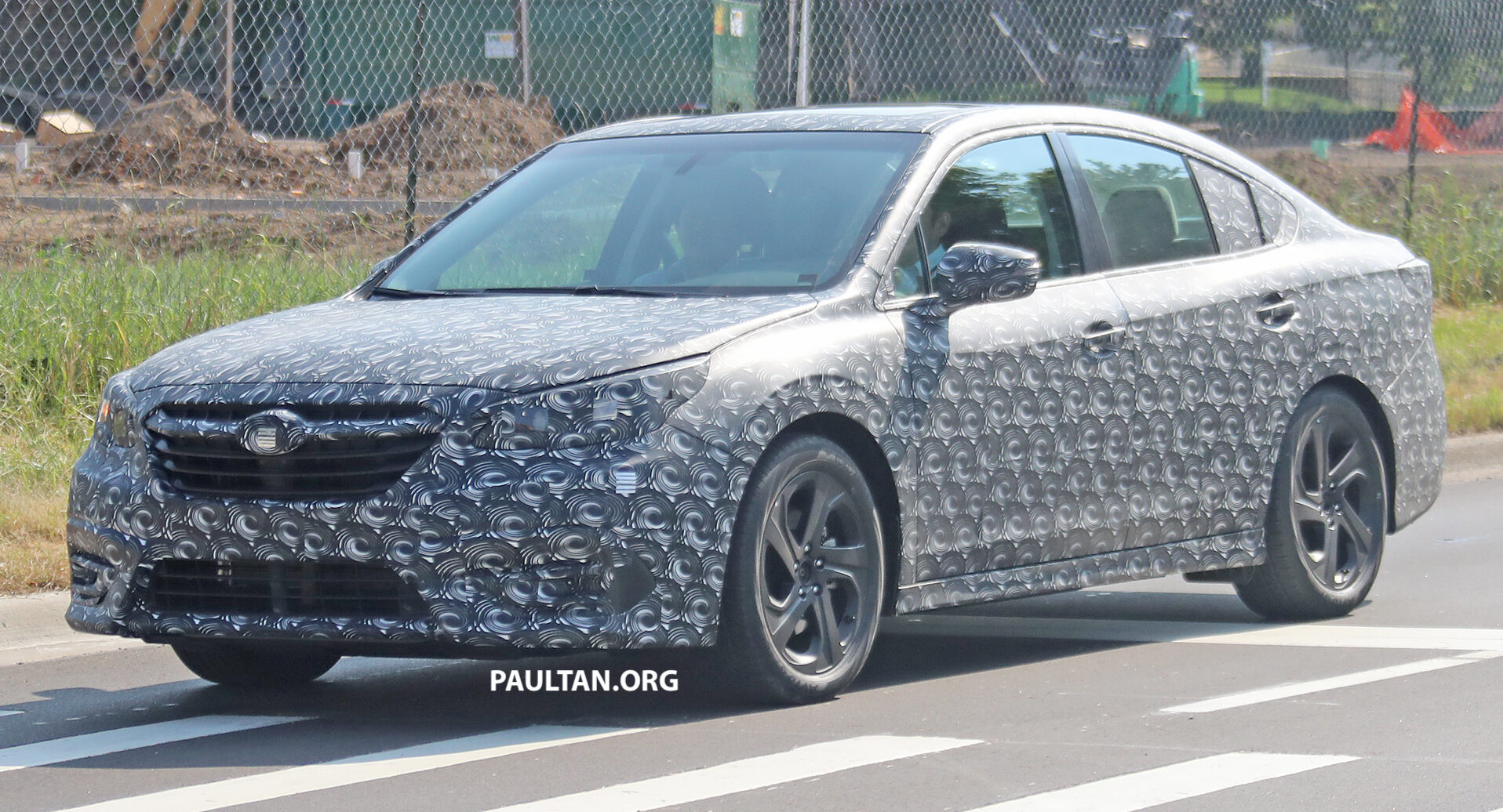 SPYSHOTS: 2020 Subaru Legacy now with less camo