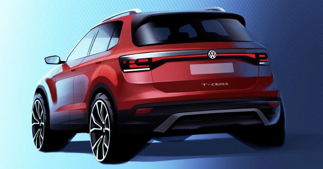 Volkswagen T-Cross teased ahead of official debut