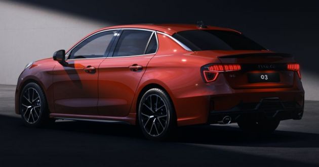 Lynk & Co 03 – gambar awal sedan baharu disiarkan