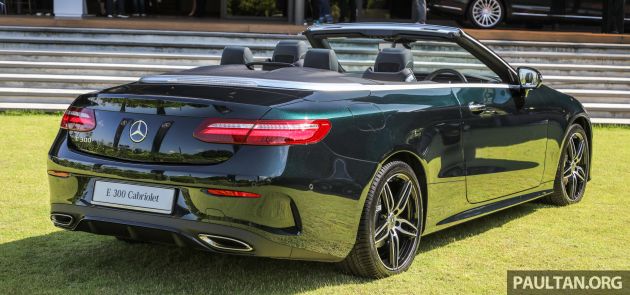 Mercedes-Benz E-Class Cabriolet A238 kini di Malaysia – hanya E300, 245 PS/370 Nm, harga bermula RM589k