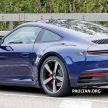 SPYSHOTS: 992 Porsche 911 right next to current 991