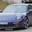 SPYSHOTS: 992 Porsche 911 right next to current 991