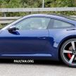 SPYSHOTS: 992 Porsche 911 right next to current 991