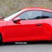 SPYSHOTS: 992 Porsche 911 right next to current 991