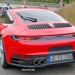 SPYSHOTS: 992 Porsche 911 right next to current 991