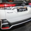 Perodua Aruz SUV specifications compared to the Honda BR-V, Toyota Rush and Proton X70 in Malaysia