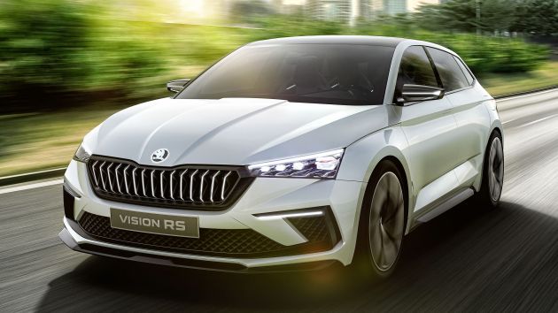 Skoda Vision RS – 245 hp, pacuan EV capai 70 km