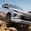 2019 Mitsubishi Triton facelift debuts in Thailand – updated design, new six-speed auto, improved safety