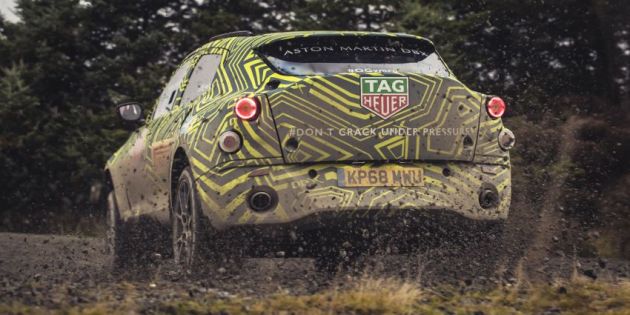 Aston Martin DBX – unit ujian pertama mula dibelasah
