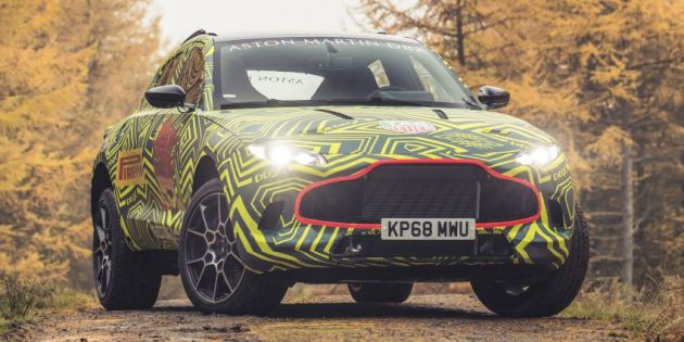Aston Martin DBX – unit ujian pertama mula dibelasah
