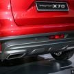 Proton X70 SUV launched in Malaysia, from RM99,800