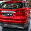 Proton X70 SUV launched in Malaysia, from RM99,800