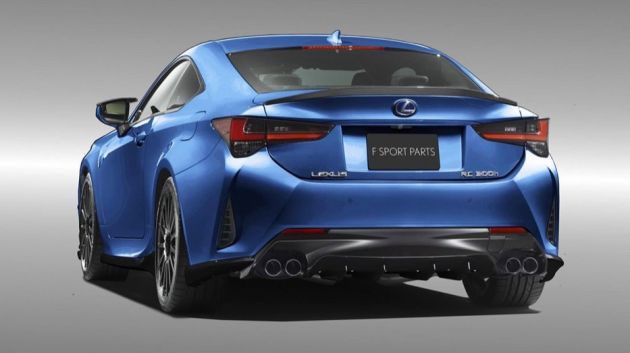 2019 Lexus RC F receives TRD accessories in Japan