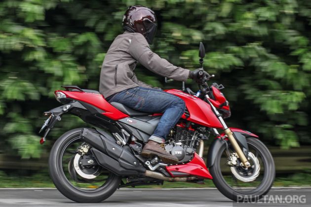 PANDANGAN AWAL: TVS Apache RTR200 – RM10,950