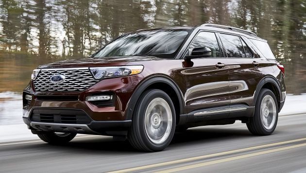 2020 Ford Explorer unveiled – rear-wheel drive,  365 hp 3.0 litre biturbo V6, hot ST version coming soon