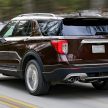2020 Ford Explorer unveiled – rear-wheel drive,  365 hp 3.0 litre biturbo V6, hot ST version coming soon