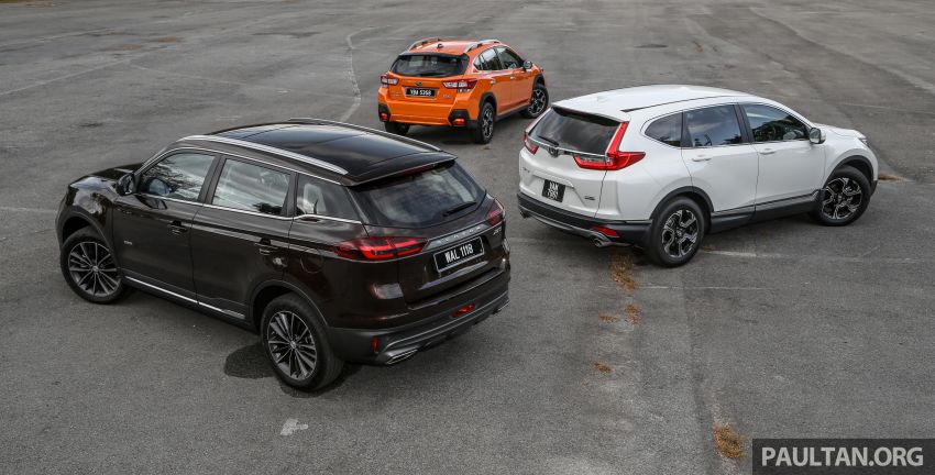 Driven Web Series 2019: New Proton SUV against rivals –  Proton X70 vs Honda CR-V vs Subaru XV 915712