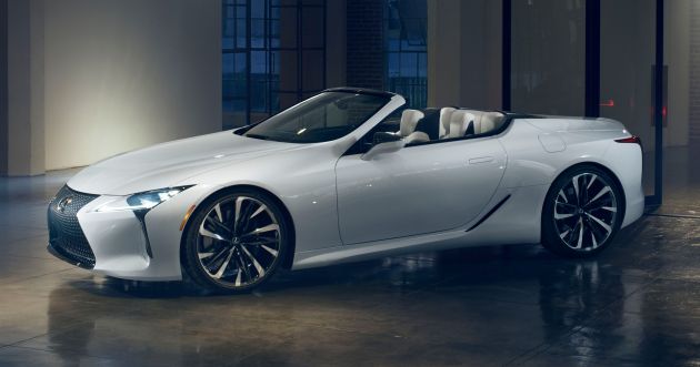Lexus LC Convertible Concept muncul di NAIAS 2019