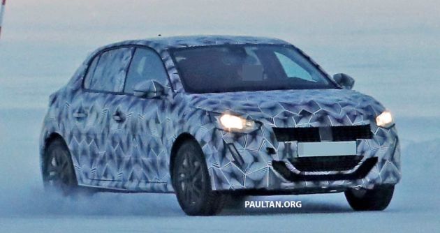 SPYSHOTS: Next Peugeot 208 sighted on winter trials