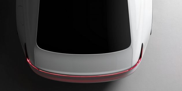 Polestar 2 tunjuk bentuk rekaan lampu LED belakang